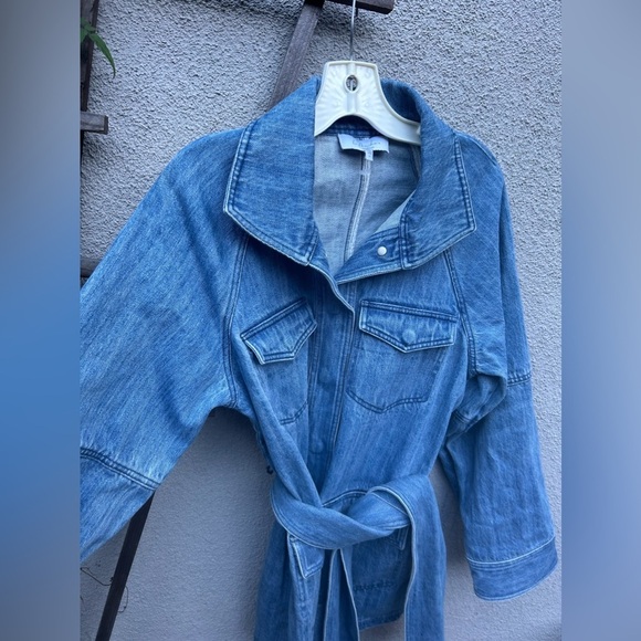 L'Academie The Camillei Jacket in Indigo Blue - Picture 9 of 11